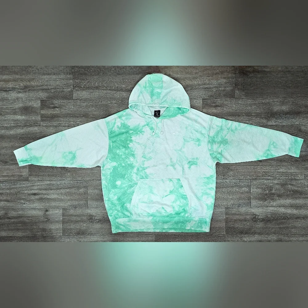 Women's Nike Icon Clash Pullover Training Hoodie Glow Green-Size Large